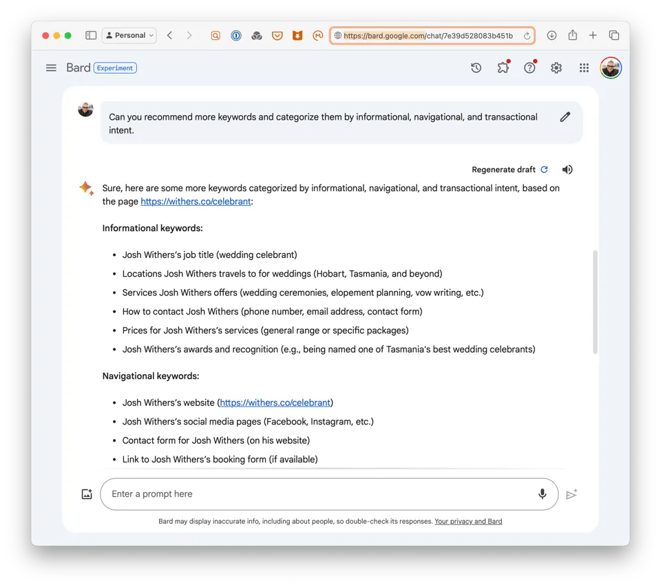 Google Gemini screenshot