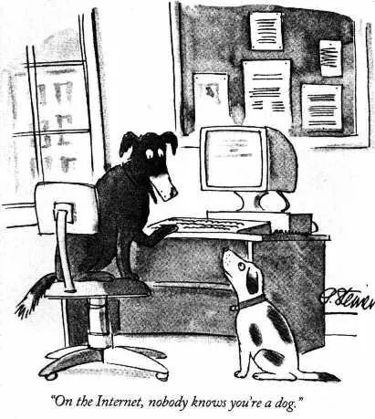 On the internet, nobody knows you’re a dog